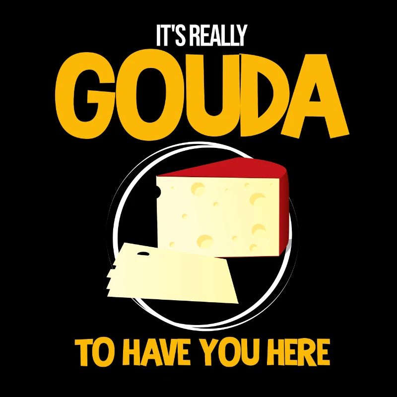 Gouda design for cheese dairy and Gouda cheese