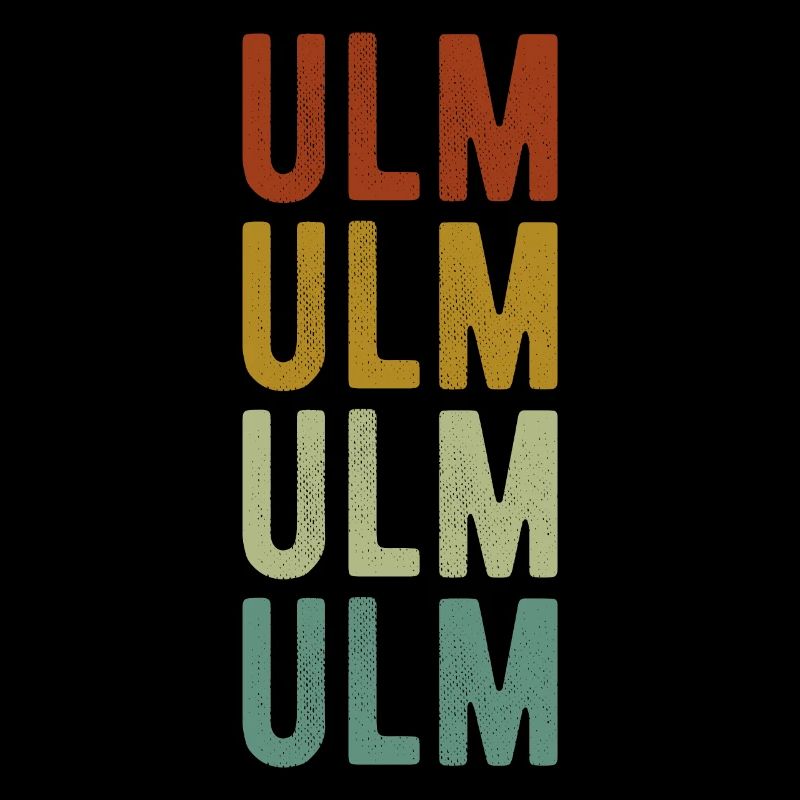 Ulm City Retro Vintage