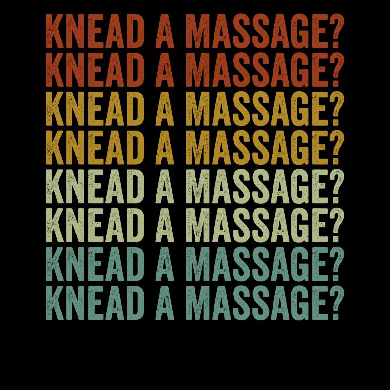 Kneading a massage? Massage therapist