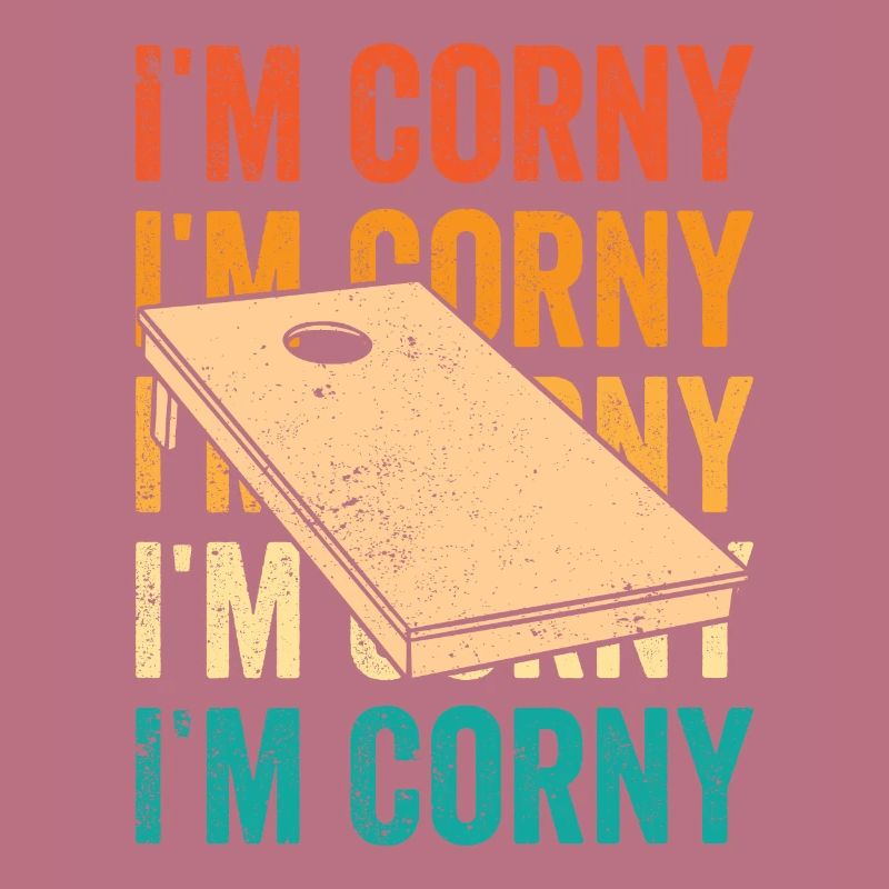 Funny Cornhole Corn Hole Retro