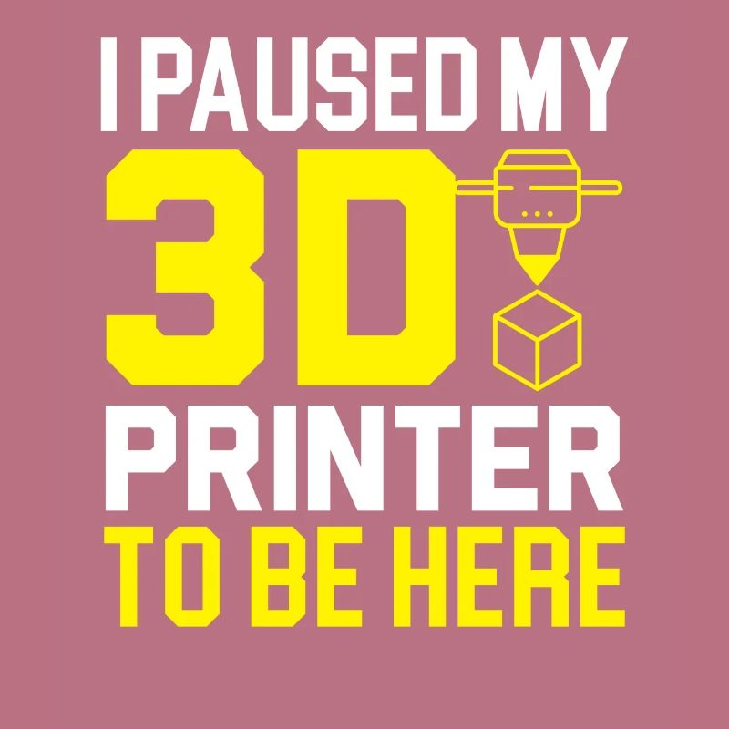 I stopped my 3D printer to get Mas here