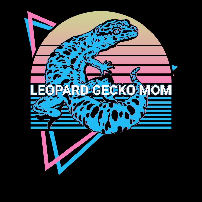 Leopard Gecko Mama Retro