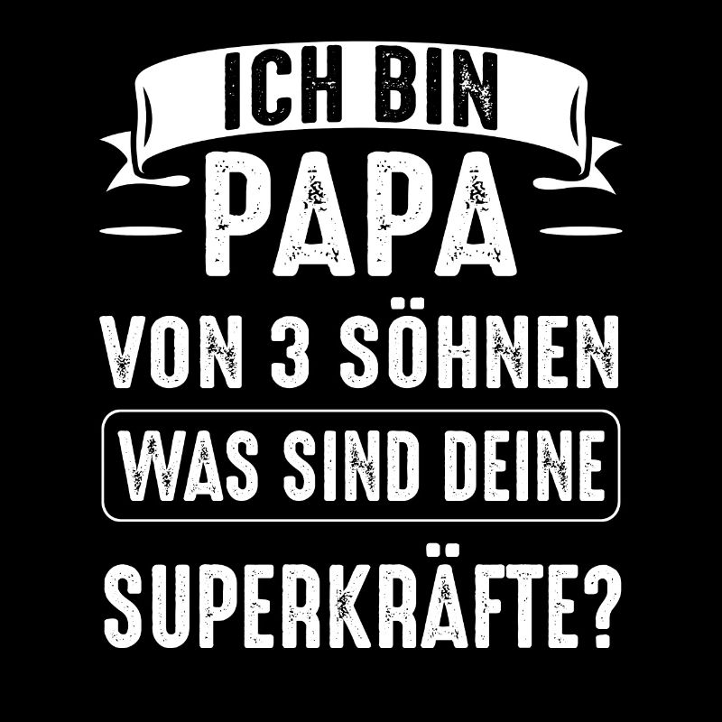 Papa 3 Söhne Papa von 3 Söhnen Geschenk