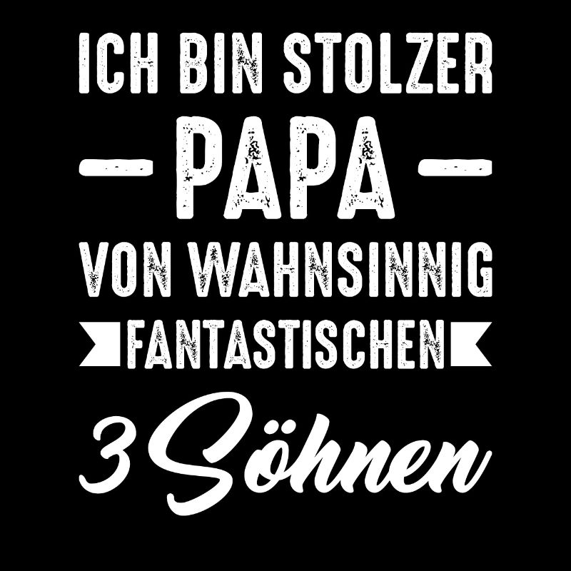 Papa 3 Söhne Papa von 3 Söhnen Geschenk