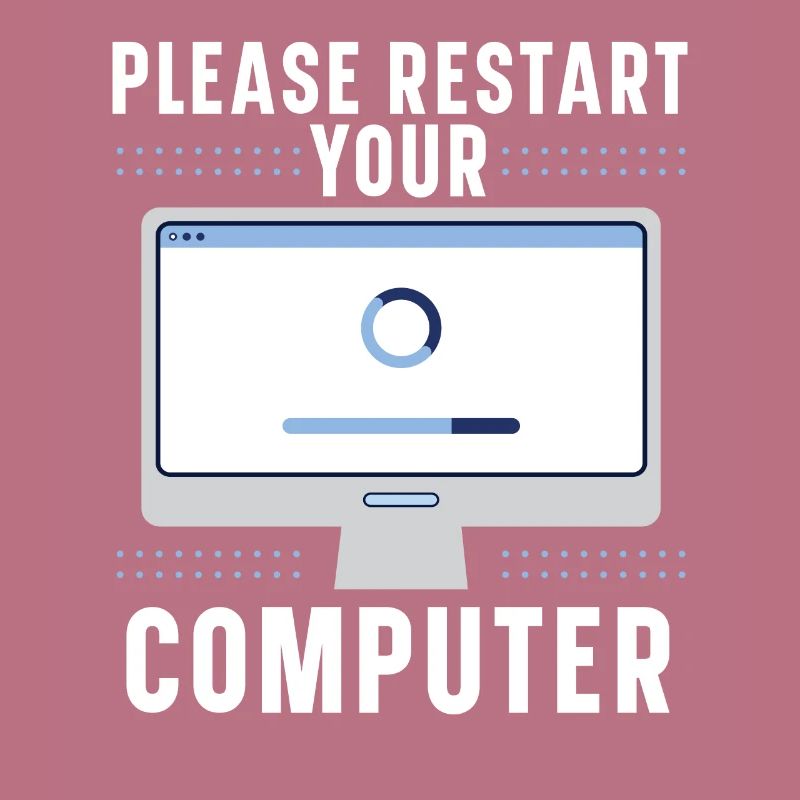 Please Restart Your Computer Coding Tech Support