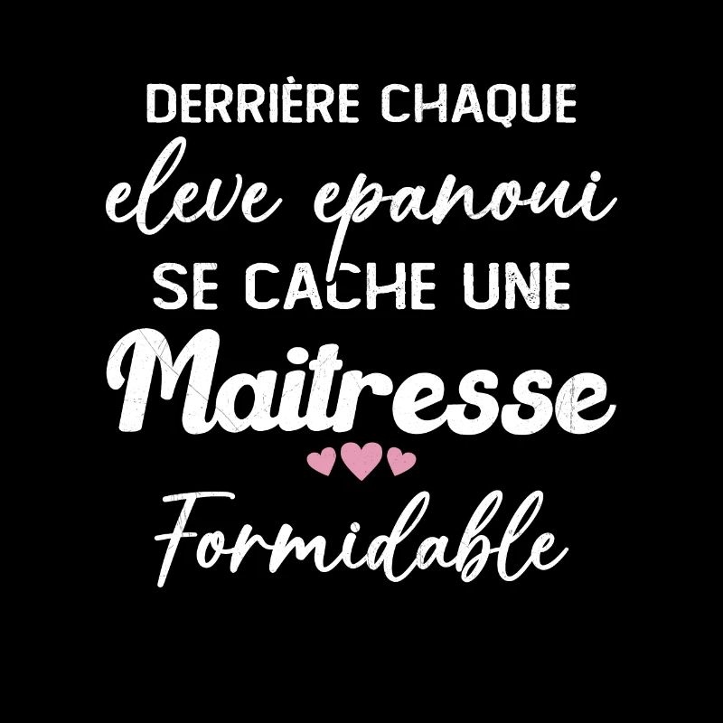 Maîtresse Formidable Remerciement Fin d'année