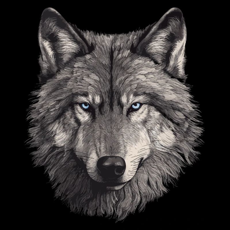 Wolf Wolf Head Scratch Marks Claws Wild