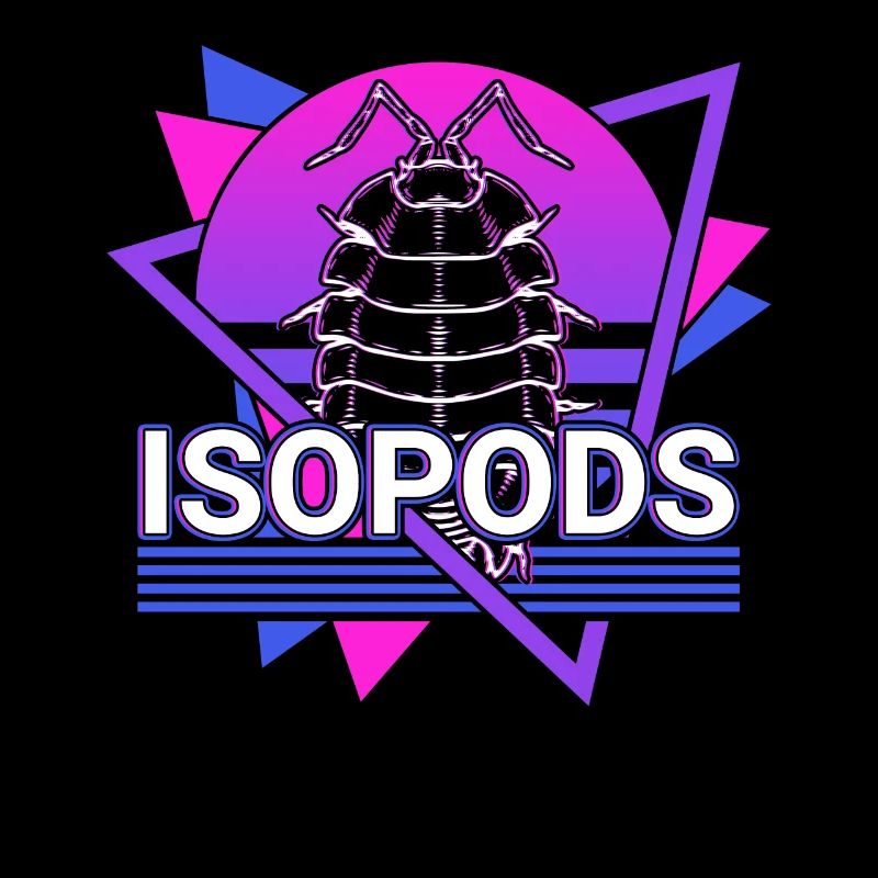 Isopodes Retro Vaporwave Isopode