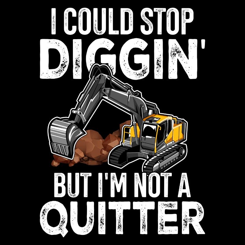 Funny excavator operator HEO