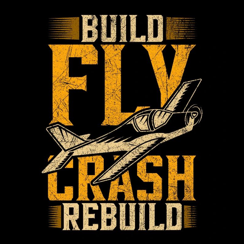 Modèle Avion Construction Fly Crash Rebuild