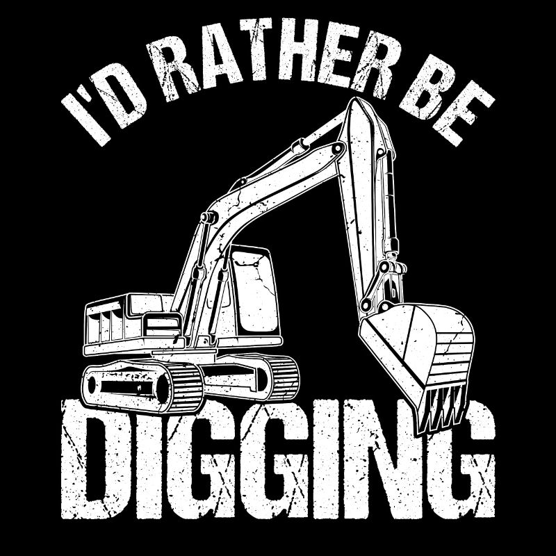 Funny excavator operator HEO