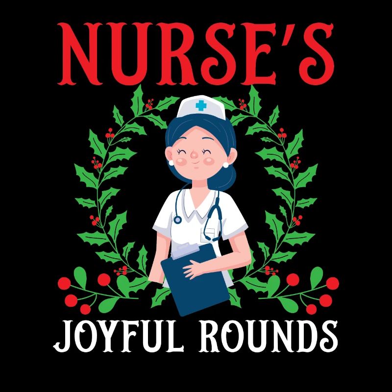 Rondes joyeuses de l’infirmière Noël de l’infirmière