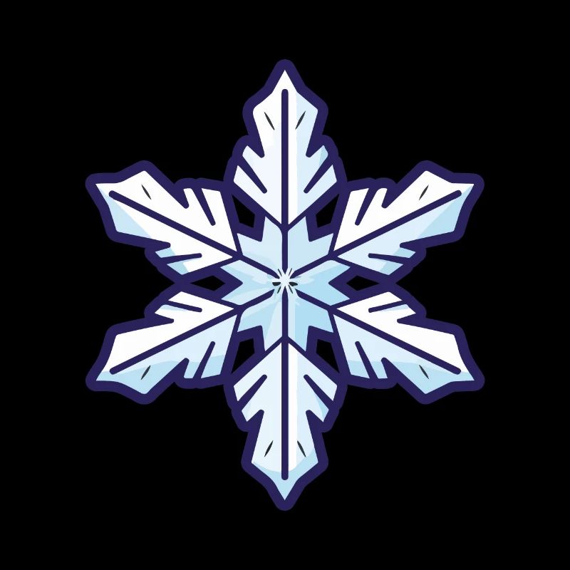 Icône de flocon de neige d’hiver