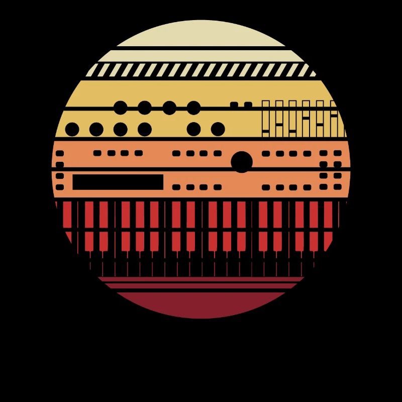 Conception de musique de synthétiseur rétro
