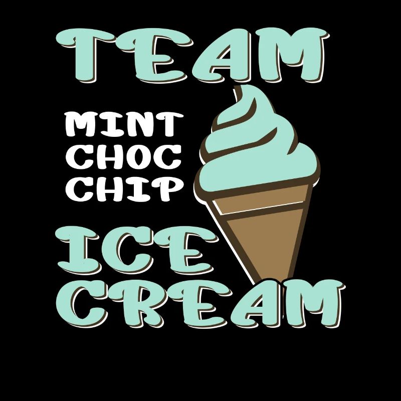 Team Mint Choc Crème glacée Cornet Crème glacée Crème glacée