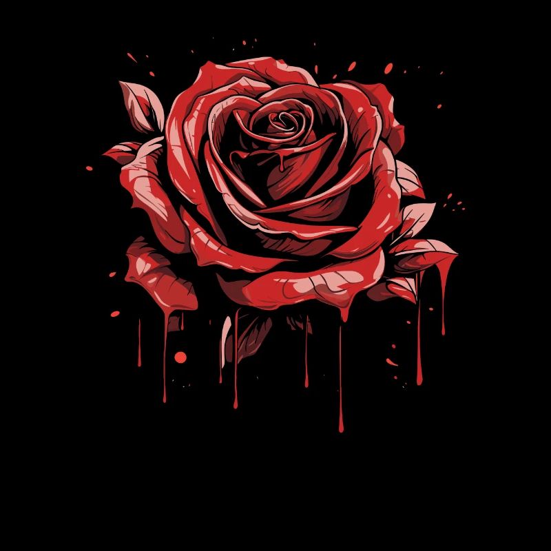 Rote Rose Goth Cool
