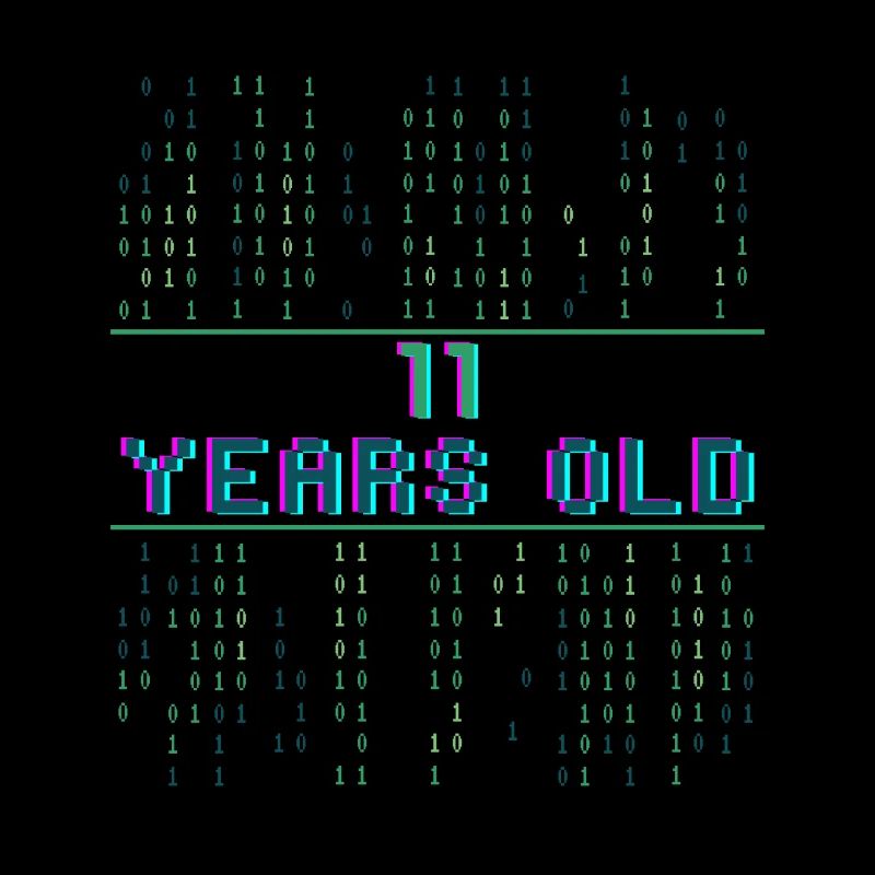 3rd Birthday 3 Year Old Binary Code Coder