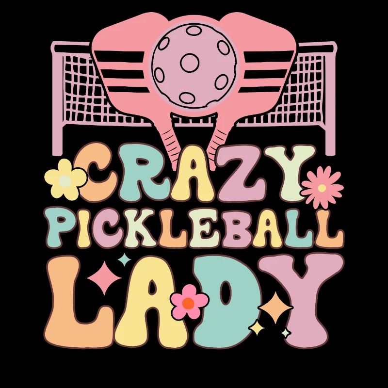 Funny Pickle Ball Player
