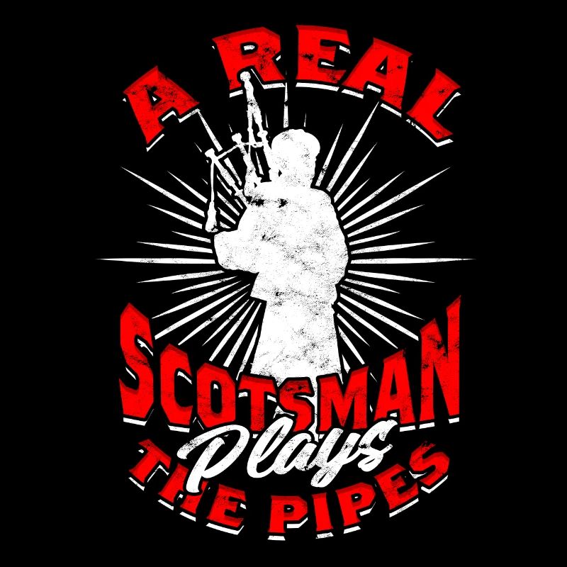 Cornemuse Un vrai Écossais joue de la cornemuse