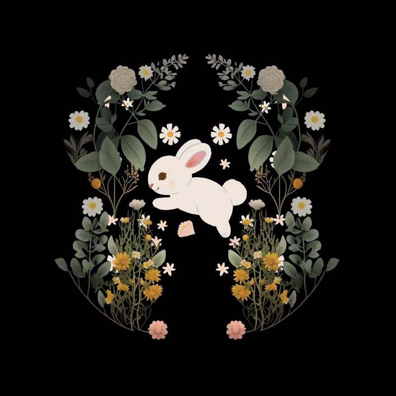 Lapin, Lapin, Rongeur, Printemps, Fleurs, Nature