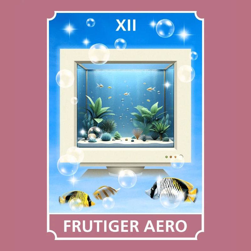 Frutiger Aero Aesthetic Tech Computer Aquarium