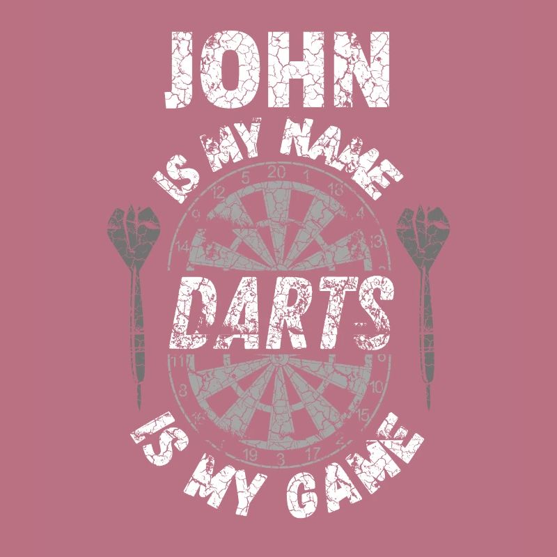 Personalised Darts T-Shirt for John