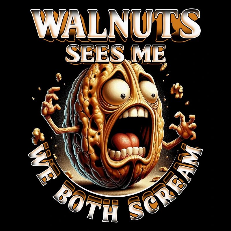 Walnut Allergy Walnuts Sees Me We Both Scream