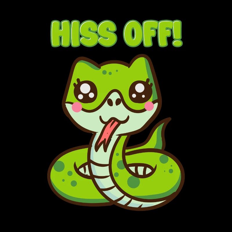 Sifflement ! - Jeu de mots sur le serpent mignon