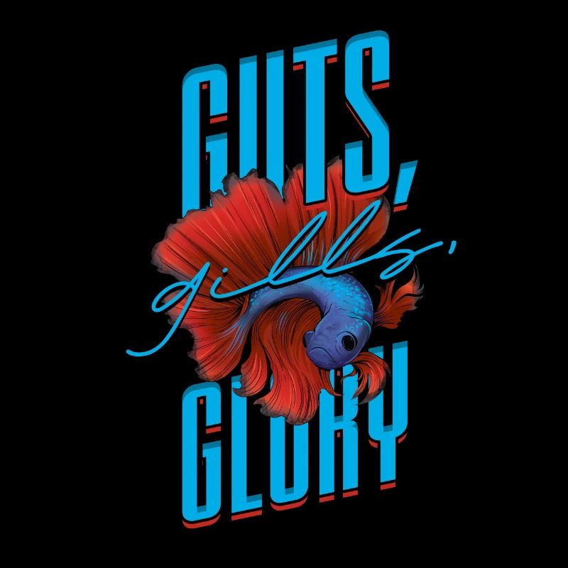 Poisson Betta Betta Guts Gills Glory