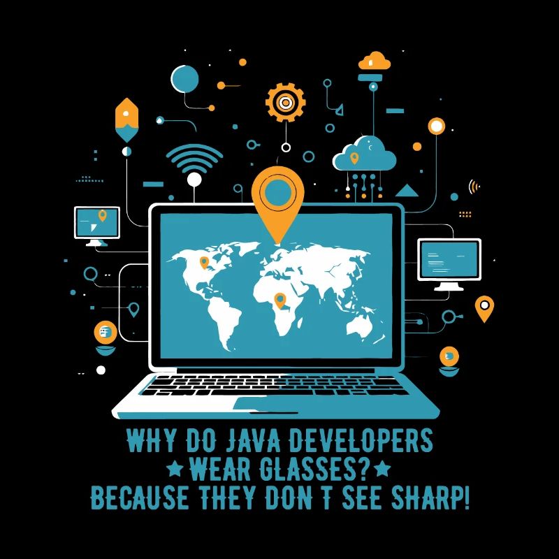 Why do Java developers wear glasses? Because they
