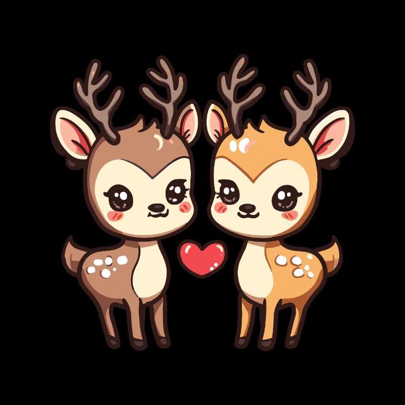 Hirsch Paar Liebe Valentinstag