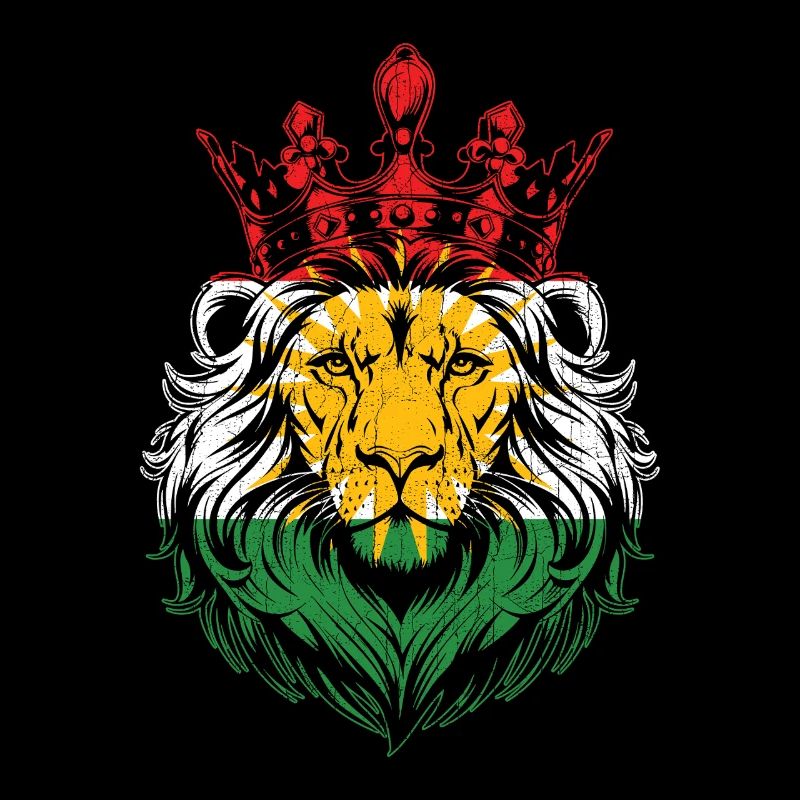 Kurdistan Lion Kurde Kurde Kurde Kurde