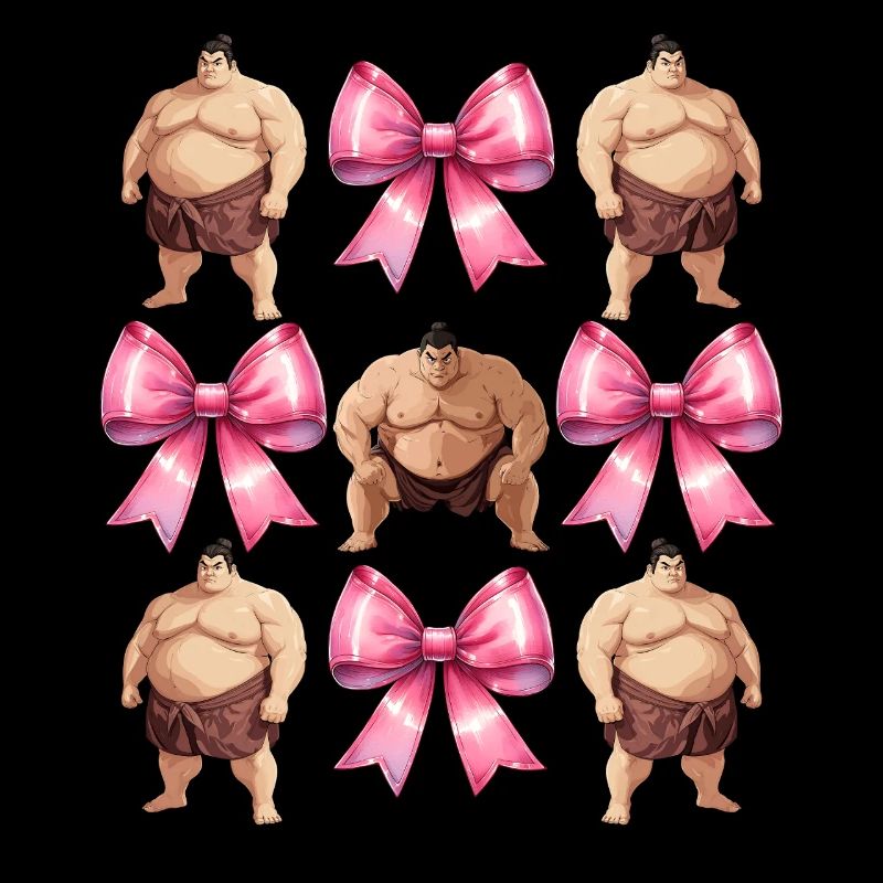 Kokette Bogen Sumo-Ringen Japanischer Sumo-Ringer