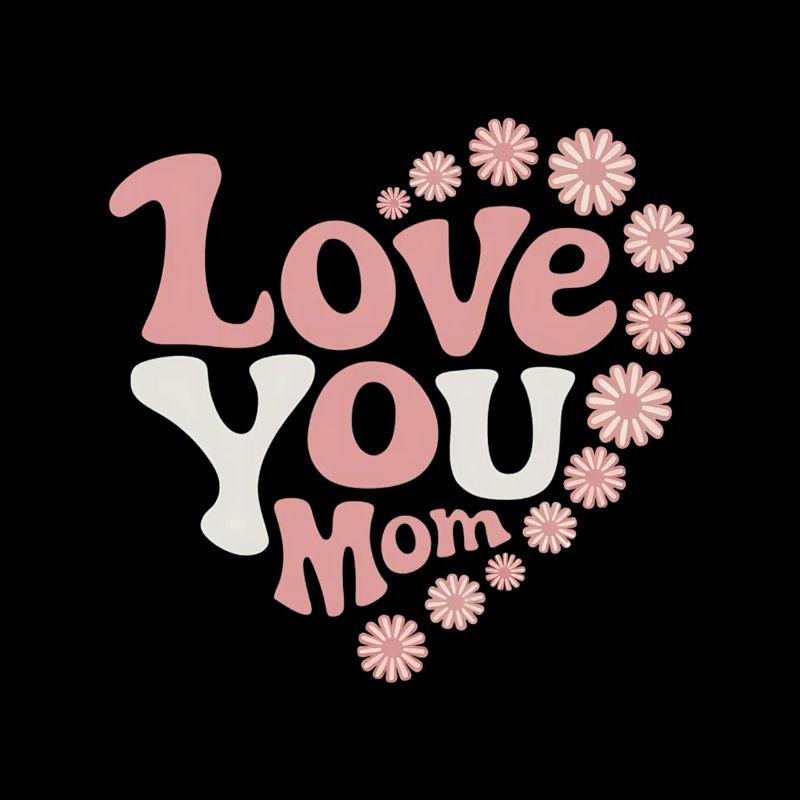 Mama Spruch Muttertag Design Mom Love