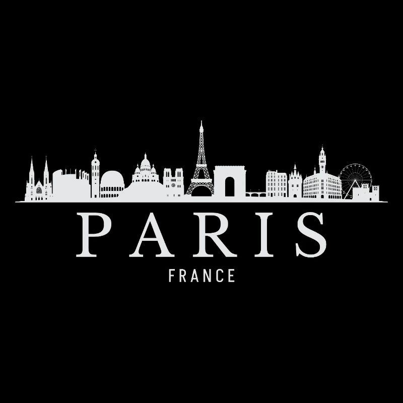 Pariser Skyline, Paris, Frankreich
