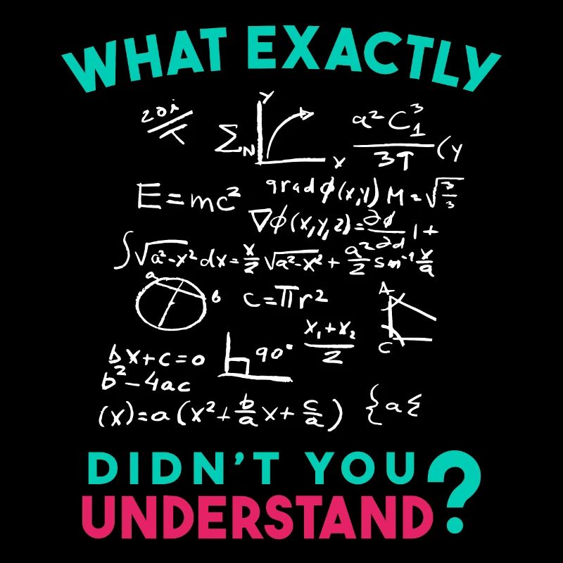 Physique Math Formule Blague