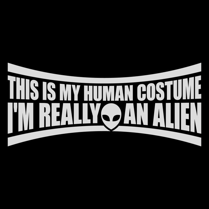 human costume alien Zitat