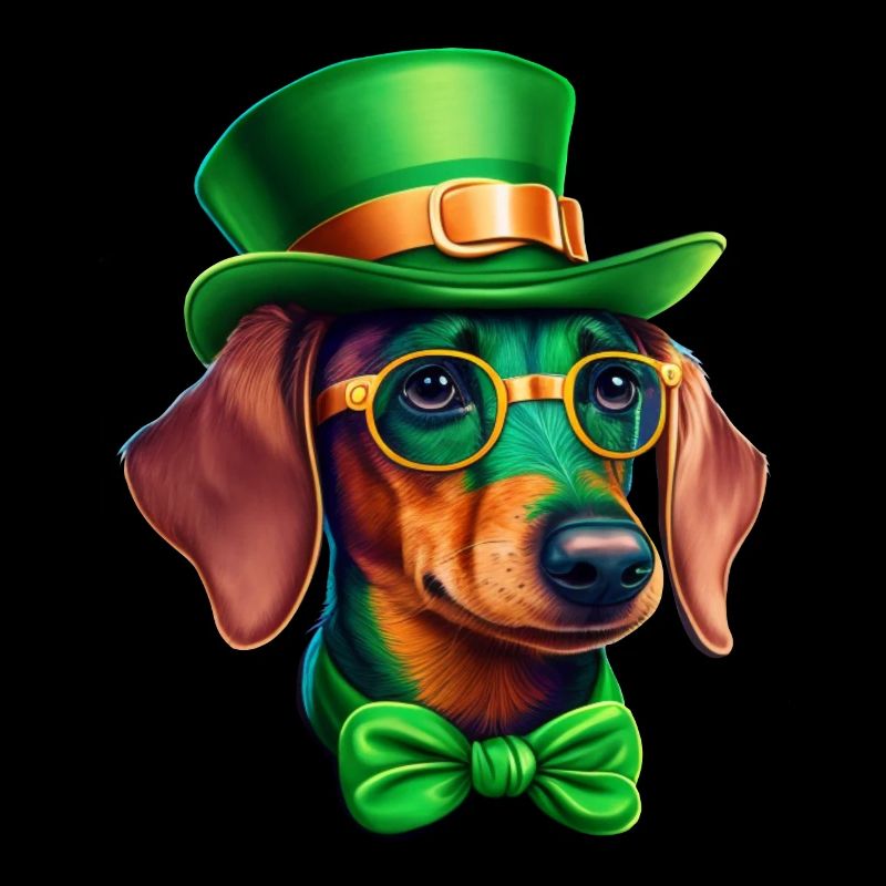 Saint-Patrick teckel Viennois Trèfle