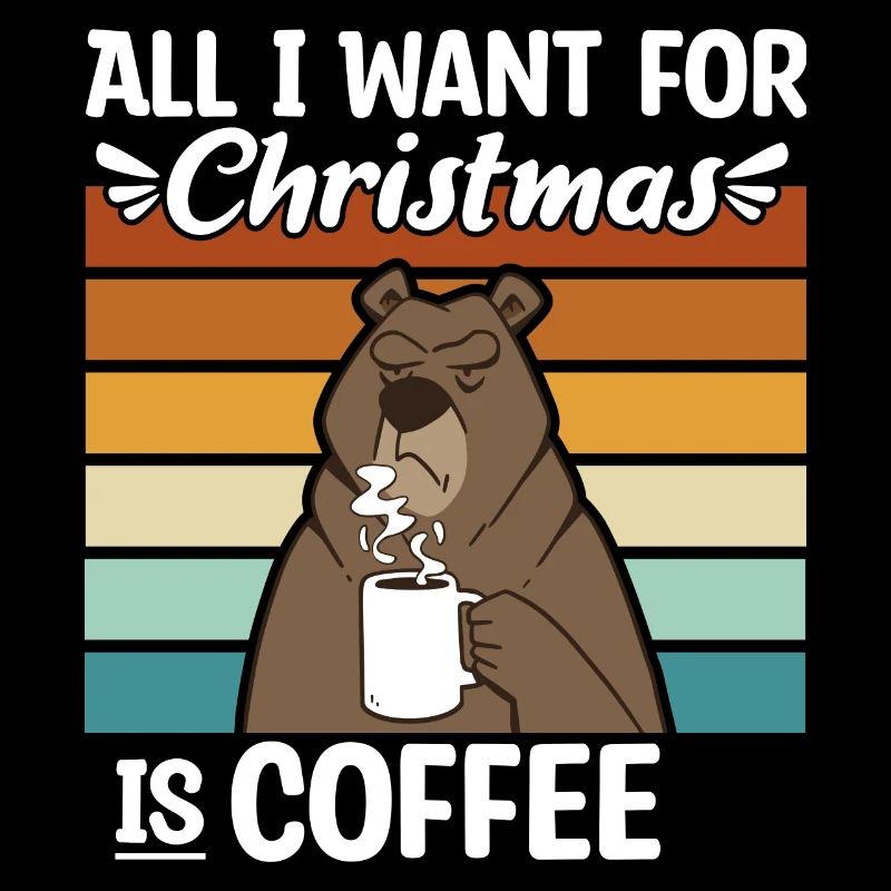 Bear funny saying Christmas