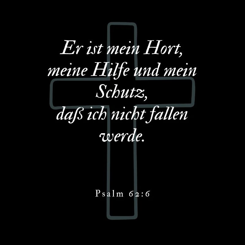 Bibelvers - Psalm 62,6