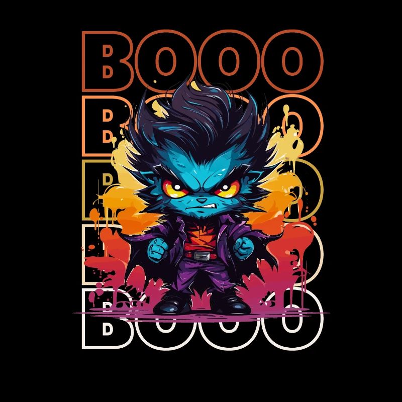Chibi Fang & Booo! Tee-shirt Vampire mignon !
