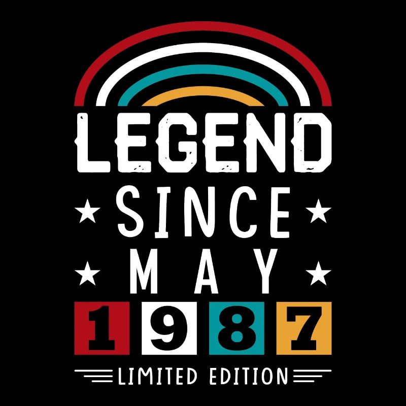 1987 Legend Since Birthday Gift May