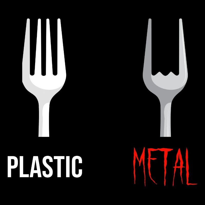 Fork Plastic Metal Music