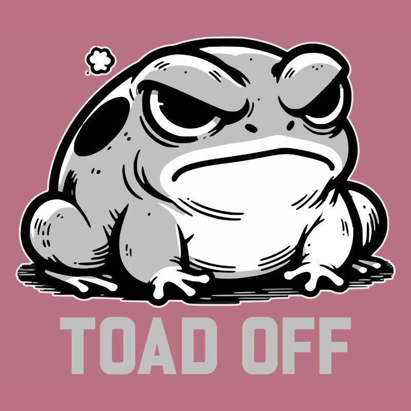 Vintage Frog Toad Meme Grumpy Frog Don't Toad Me