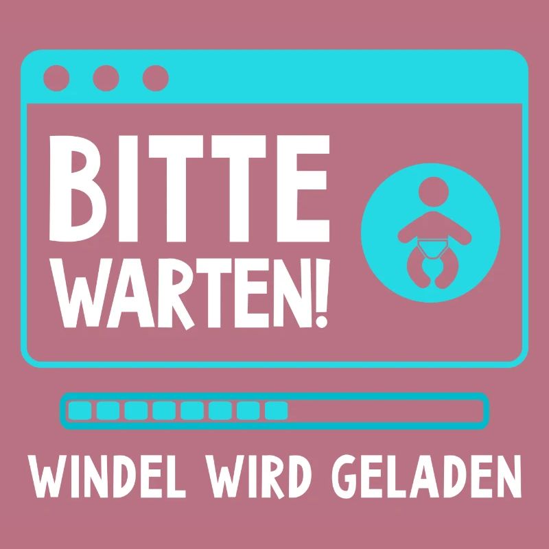 Bitte warten! Windel wird geladen