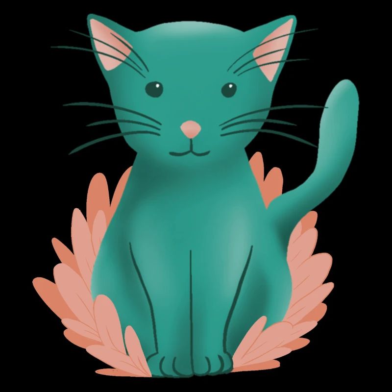 Chat chaton mignon et nature