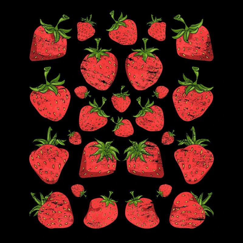Erdbeeren Rote Beeren Obst Geschenk Erdbeere