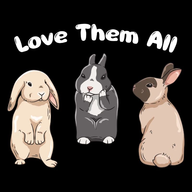 Conception de lapin mignon pour les propriétaires de lapins