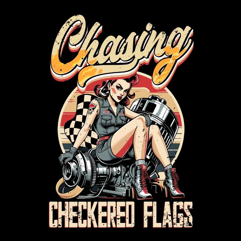 Petrolhead Auto Tuning Chasing Checkered Flags