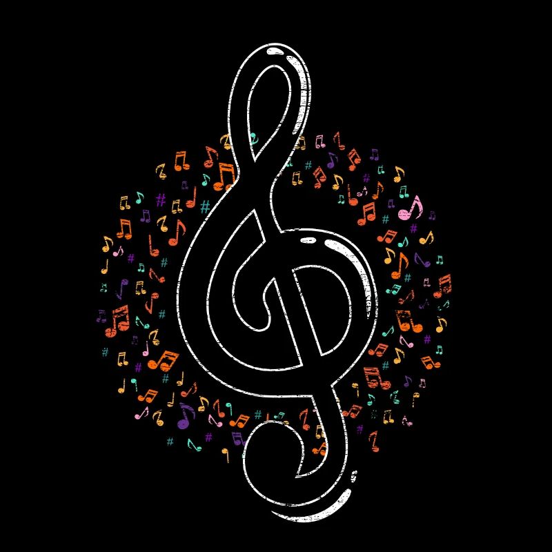 Notes de musique Clef